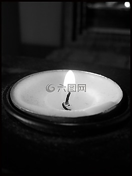 消防,黑白,蠟