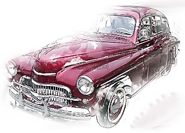 汽車,紀念碑,老