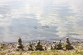 湖,礫石,湖濱區(qū)