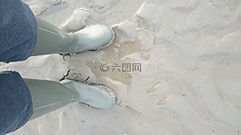 脚,海,美国瓦茨