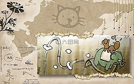 grafity,拼貼畫,背景圖像