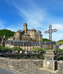 aveyron,德斯坦,古老的村庄