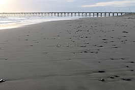 背景,海洋,碼頭