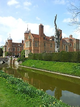 kentwell 大厅,大厦,富丽堂皇的住宅