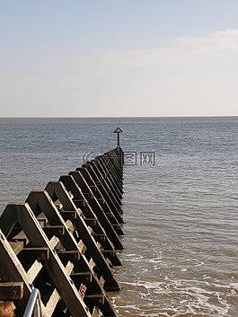丁坝,海,海滩
