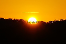 日出,morgenstimmung,天空