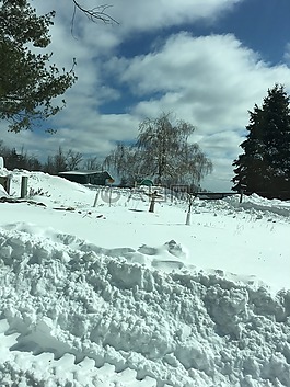 雪,白,藍(lán)色