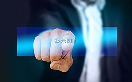 業(yè)務,商人,手指