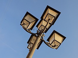 燈籠,后,天空
