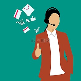 呼叫中心,客戶服務代表,服務