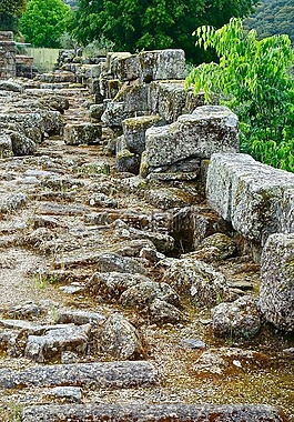 石頭墻,塊,破碎