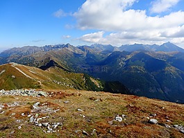 秋,山,波蘭