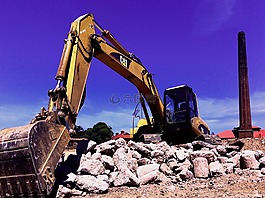 挖掘機,建設,設備