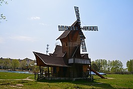 哈爾濱,伏爾加莊園,風車