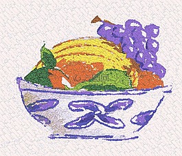 水果,碗,素