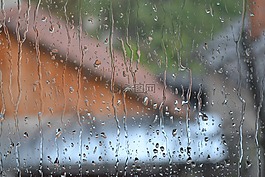 雨,窗口,湿
