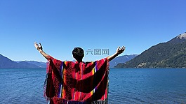 湖,todos los桑多,智利