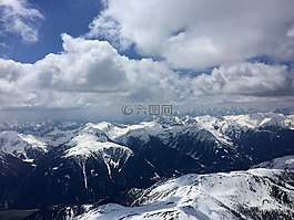 高山,滑翔,東阿爾卑斯山脈