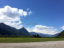 高山,滑翔,東阿爾卑斯山脈