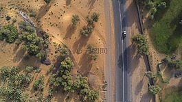 無人機,路,農場