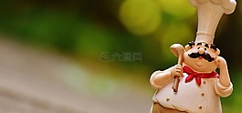 廚師,數(shù)字,滑稽