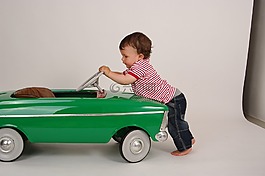 孩子,玩具,兒童車