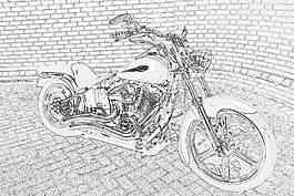 摩托車,superbike,哈雷