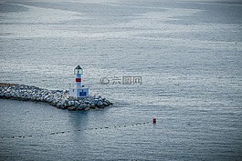 燈塔,海,海洋