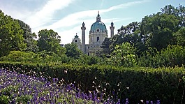 維也納,奧地利,karlskirche