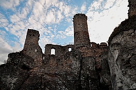 城堡,廢墟,ogrodzieniec
