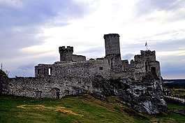 城堡,廢墟,ogrodzieniec