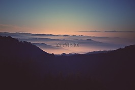 景观,朦胧,瑞士