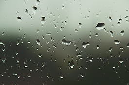 雨,秋季,玻璃