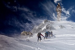 雪,冬天,冷