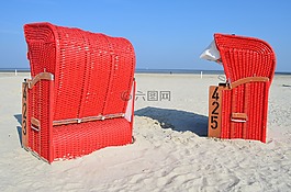 俱樂部,紅色,海