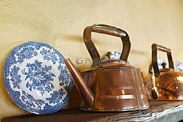 青銅壺,顯示板,咖啡廳