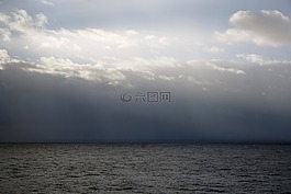 天空,海洋,大西洋