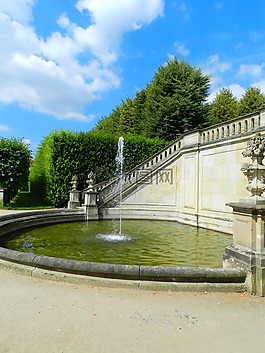 heidenau,公园,喷泉