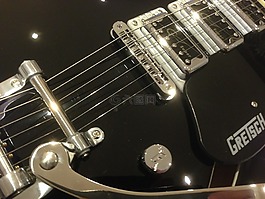 黑,吉他,gretsch的