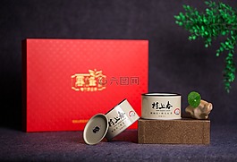 茶,手,茶葉