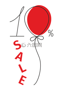 折扣,拍賣,氣球