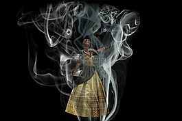 女王,煙,神秘