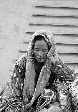 累了,表情,疲憊的女子，