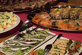鱼,沙拉,食品