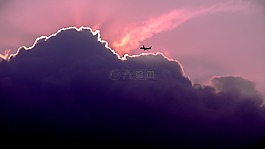 天空,云,射線