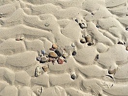 北海,海灘,沙