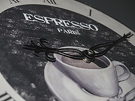 時間,濃咖啡,咖啡