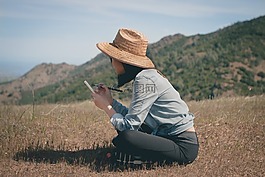 女子,畫,時髦