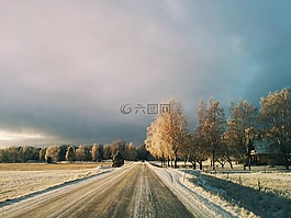 公路,天空,風景