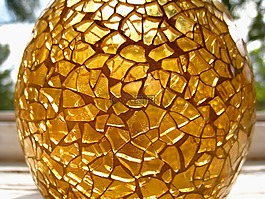 蜡烛,马赛克蜡烛,蒂芙尼玻璃